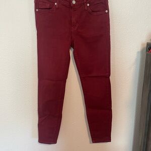 Just USA Women's Red Skinny Jeans